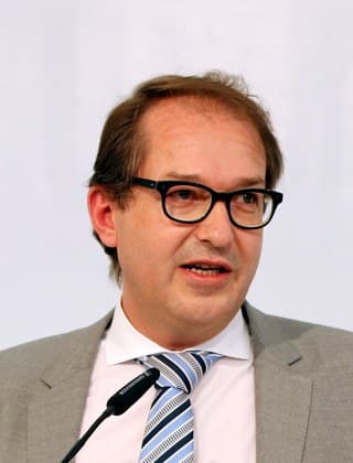 Alexander Dobrindt bei einer öffentlichen Veranstaltung, 2017.