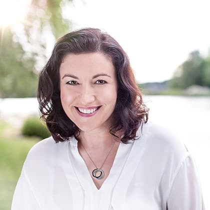 Dorothee Bär bei einer öffentlichen Veranstaltung, 2017.